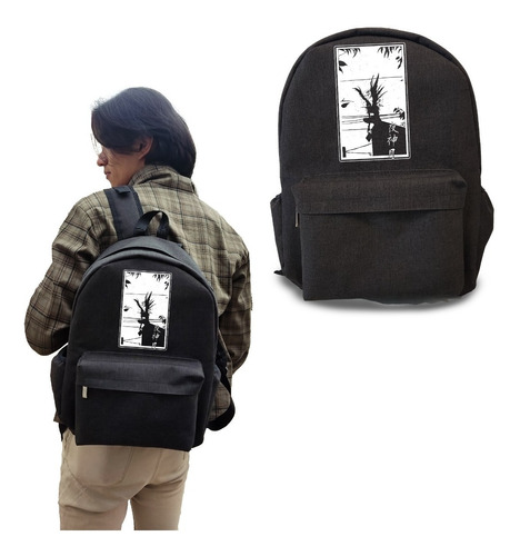 Mochila Oscura De Poliester De Death Note Con Descuento