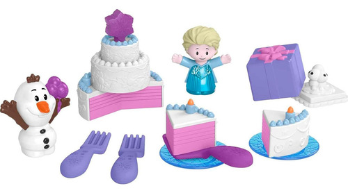 Fisher-price Little People Set De Juego Cumpleaños De Elsa