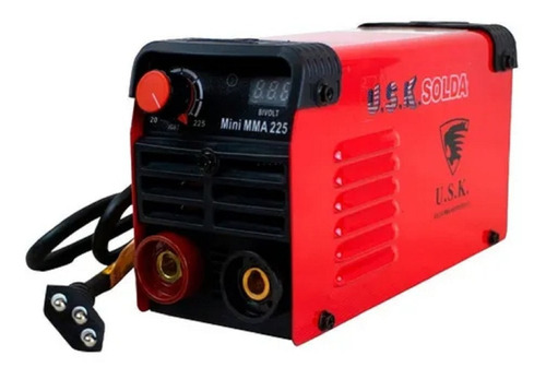 Imagem 6 de 8 de Máquina de solda inverter USK MINI MMA-225 220V
