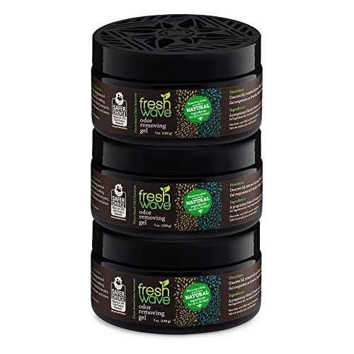 Gel Eliminador De Olores Wave, 7 Oz, Paquete De 3, Abso...