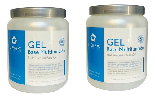 Gel Corporal Base Multifunción Aparatología Libra X 1kg X 2 