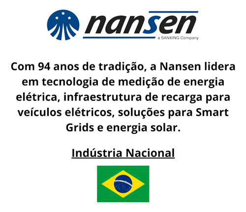 Relógio Medidor Consumo Energia Luz Monofásico Bivolt Nansen