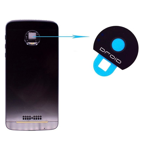 Imagen 1 de 2 de Motorola Moto Z Droid Cubierta Camara Trasera Lente Cristal