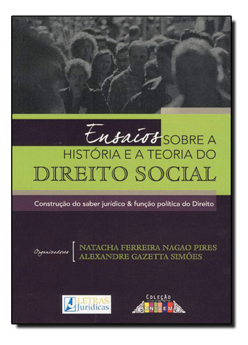 Ensaios Sobre A História E A Teoria Do Direito Social, De Natacha  Ferreira Nagao Pires. Editora Letras Jurídicas, Capa Dura Em Português