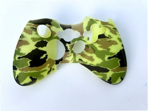 Funda Joystick Xbox 360 Camuflada New + 2 Cubregrips Pro Duo