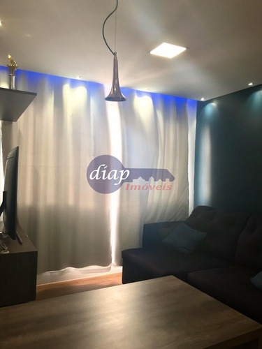 Apartamento Novo, Mobília Completa Planejada E Com Excelente Acabamento, Bancadas De Quartzo Stellar, Jogos De Luzes, Forro De Gesso E Piso Vinílico. - Ap00172 - 69197648