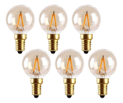 Maotop E14 Vintage Edison Led Bombillas 1w No Regulables,