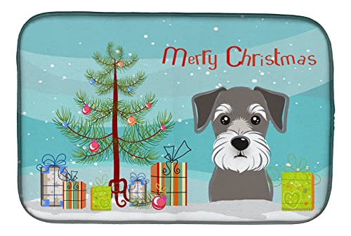 Árbol De Navidad Y Schnauzer Bb1578ddm De Caroline's Treasur