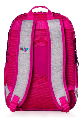 Mochila Just Like You Wilys Lentejuela Color Rosa