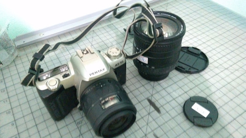 Imagem 1 de 8 de Kit Câmera Fotográfica Pentax Mz-50 + Tripé Vivitar + Lente