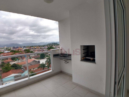 Imagem 5 de 30 de Apartamento 2 Dorm (suíte), Varanda Gourmet, Vista Mar E Área De Lazer No Indaiá - Ap0774