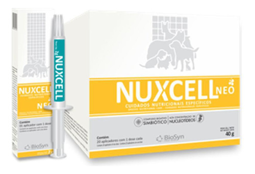 Nuxcell Neo Ampola 2g Suplemento Vitamínico Biosyn