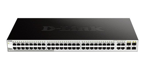 Switch Gigabit 48 Puertos 4sfp Capa 2, D-link Dgs-1210-52