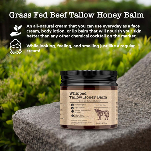 Bálsamo De Sebo Y Miel K Beef Para Piel Grass Fed Whippe 800