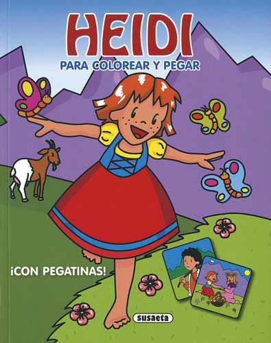 Libro Heidi Para Colorear Y Pegar - Susaeta, Equipo