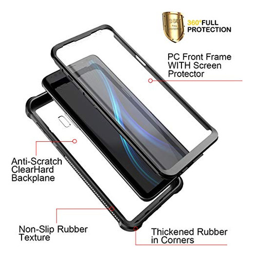 Dexnor Funda Galaxy S9 Con Protector De Pantalla Transparent