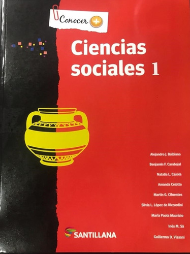 Ciencias Sociales 1 - Conocer - Santillana