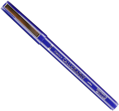 Marcador De Caligrafia Azul - Uchida 5mm