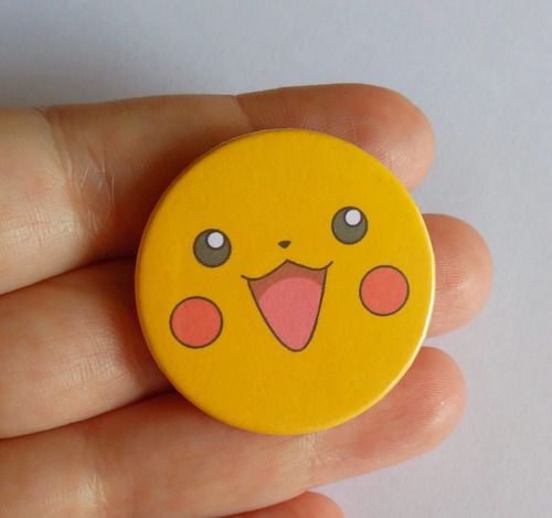 Imagem 6 de 7 de Cartela De Bottons Pokemon | Broche | Pikachu | Charmander