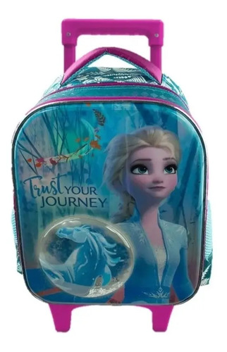 Mochila Frozen 2 Kinder Original Con Carrito | Envío gratis
