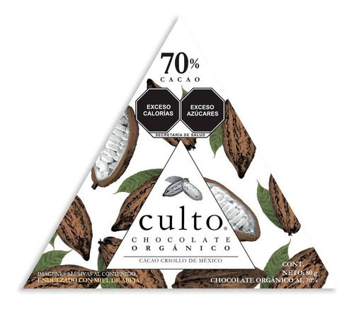 Chocolate Culto 70% Cacao 80g