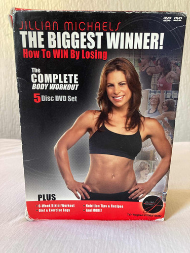 Jillian Michaels The Bigger Winner! 5 Dvds Pack Impecable