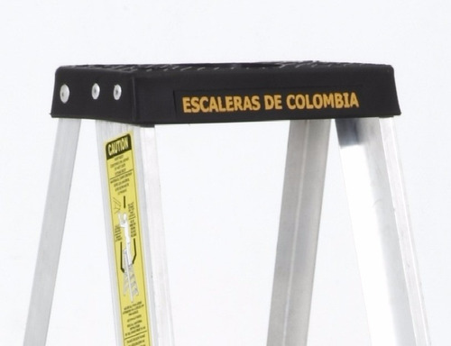Escalera Aluminio Tijera 7 Pasos / 2.10 Metros 102 Kg