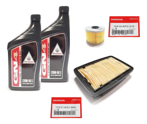 Kit Service Honda Twister Cb 250 Filtro Aire Aceite Gn4 M1