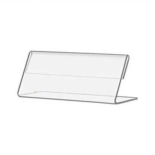 comprar Display Porta Etiqueta Acrílico 9x4cm - Kit Com 10 Peças