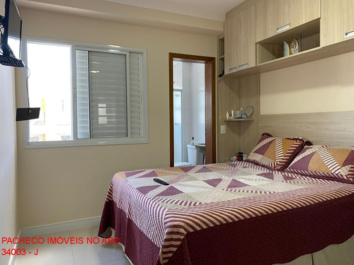 Apartamento 02 Dormitórios Moveis Planejados 74m C/suíte 1vg Terraces - Centro Sbc - Ap216v - 34528281