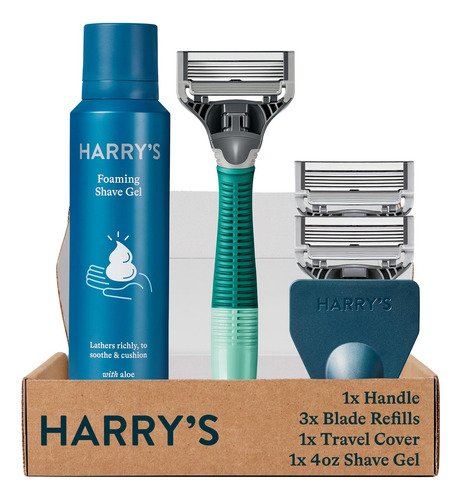 Harry S Maquinillas Afeitar Hombre Mango Salvia 3 Cuchillas