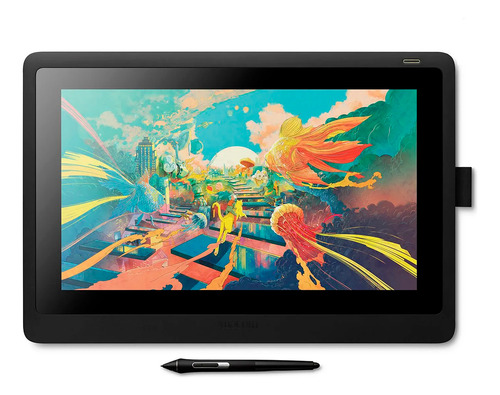 Tableta Gráfica Wacom 15.6 Lcd Fhd Negro 8192 Nl Dtk1660k0a