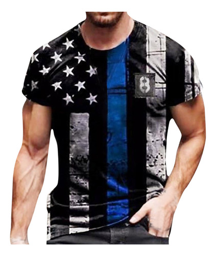 N Fashion - Polera Holgada De Manga Corta Para Hombre, Cas