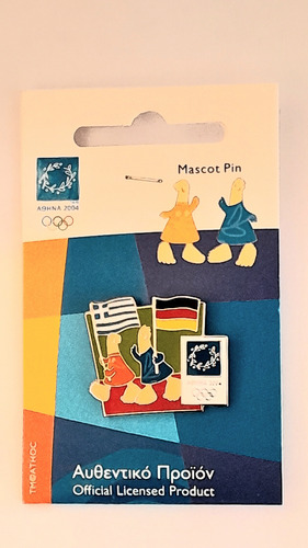Pin Oficial Juegos Olímpicos Atenas 2004 Grecia Alemania