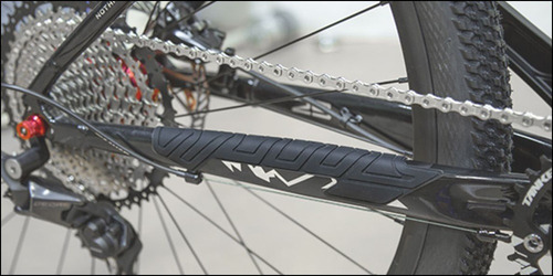 Protector De Cadena Para Cuadro De Bicicleta 22.4cm Negro