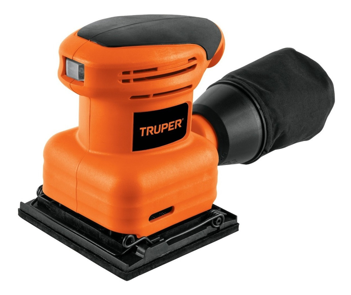 Lijadora  profesional  orbital Truper LIOR-1/4A2  naranja 60Hz 200W 120V