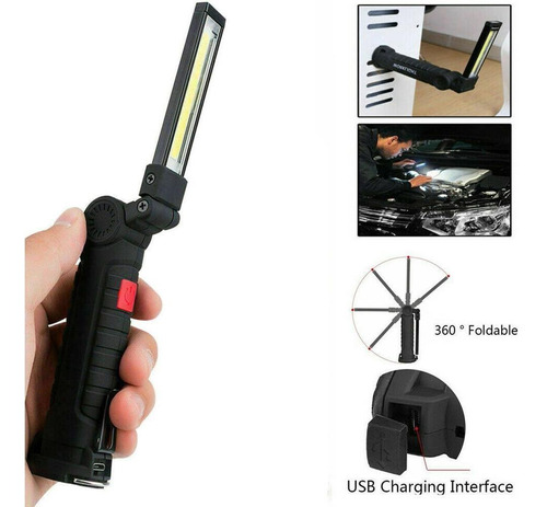 Mini Antorcha Táctica Llevó La Antorcha Recargable Impermeab