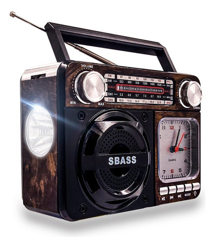 Rádio Com Tomada Bluetooth Am Fm Pendrive Com Sd Radinho Usb