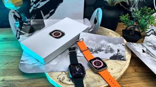Smart Watch W68 Ultra Serie 8 Nfc Tela 49mm + Pulseira Extra Cor Da Caixa Preto Cor Da Pulseira Preto