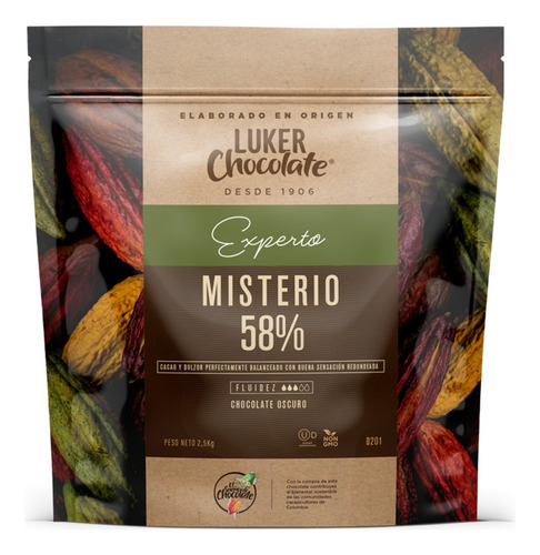 Luker Cacao Misterio 58% 2.5 Kg - Kg a $70850