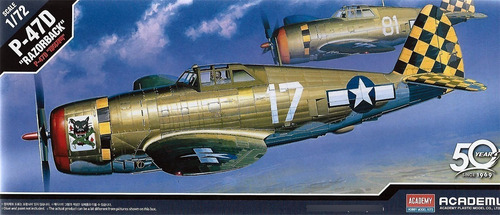P-47d Razorback - 1/72 - Academy 12492