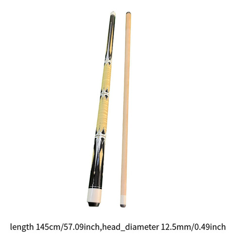 1/2 Piscina Dividida Cue Pool Stick 145 Cm Con Punta De 13