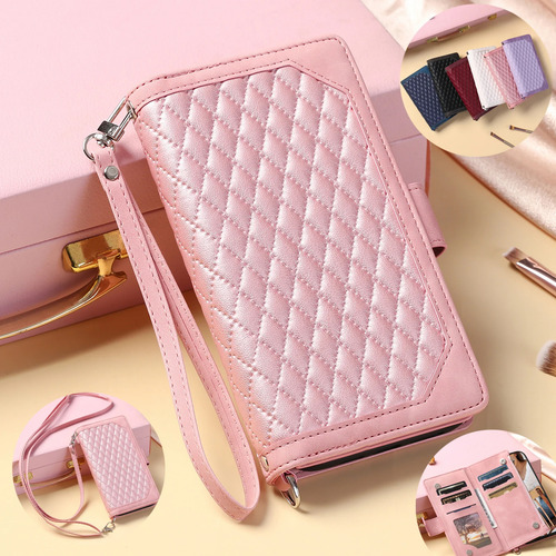 Funda De Piel Con Tapa Para Samsung Galaxy S25 Ultra S24 Plus S23 S22 A56 A36 A26 A55