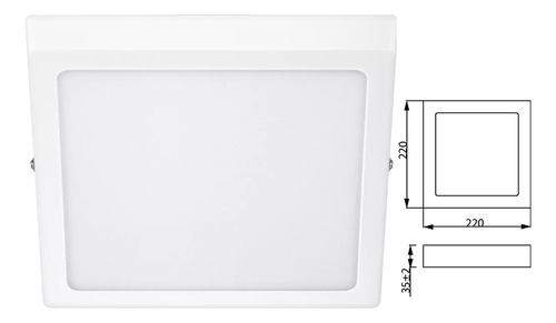 Combo X6 Plafones Led Colocar Philips Dl252 18w 1300lm Fria