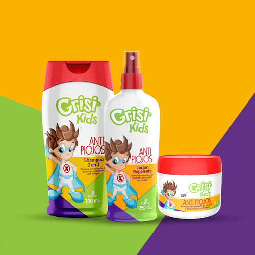 Shampoo Grisi Kids 2 En 1 Antipiojos 300ml
