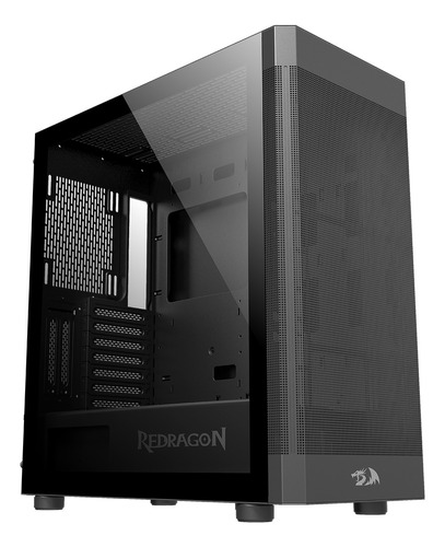 Gabinete Redragon Aeroglass Gamer Midtower Lat Vidro Ca-602b