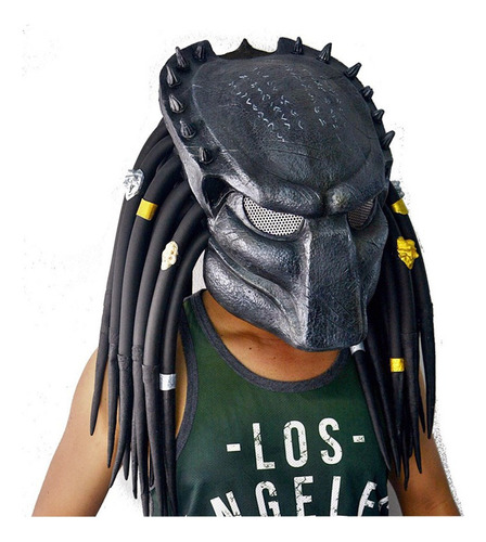 Alien Vs Predador Cosplay Máscara De Látex Halloween 2023 A