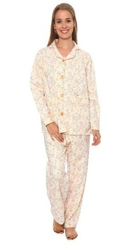 Pijama Franela Dama Mod 300 Algodon Sanforizado 1 Juego
