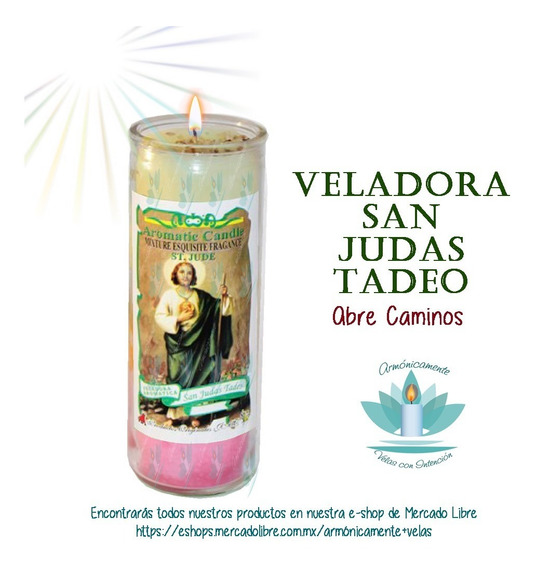 DRW San Judas con Vela oración e Incienso en Caja de Regalo Figura 20 cm 