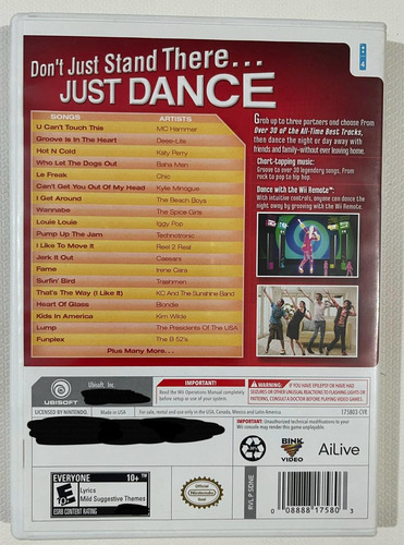 Videojuego Just Dance (2009) Wii Original (Usado)